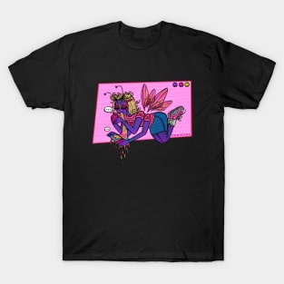 Ghosted on the fly - Pink T-Shirt